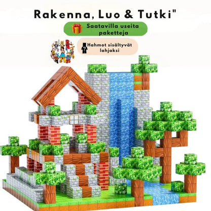 Mitä jos lapsesi voisi luoda oman, pikselöidyn maailmansa... ilman näyttöä? 🎮✨